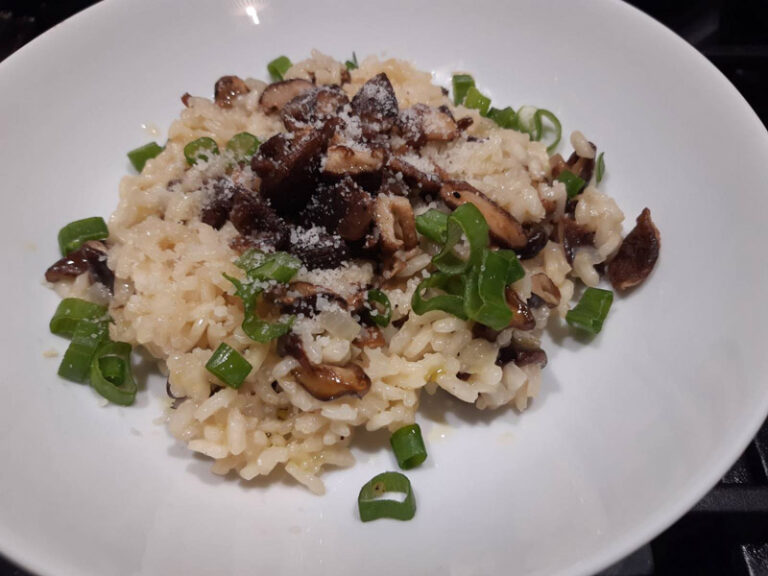 Risotto aux shitakés (ou shiitake) Café de l'Horloge
